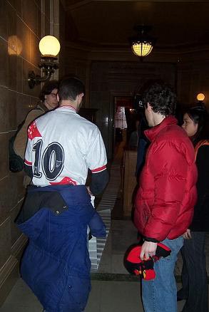 the petition unrolled