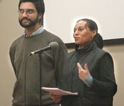 [PICTURE - Maria Deysi Hernandez and interpreter]